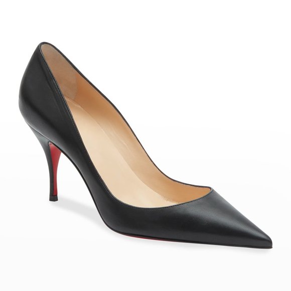 🔥 Authentic Christian Louboutin Clare Black Pumps – Nappa Leather 80mm – NWT 🔥 - Picture 3 of 17